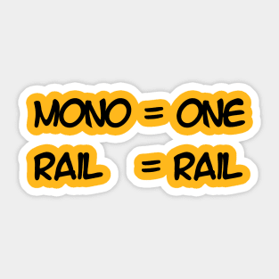 Monorail Sticker